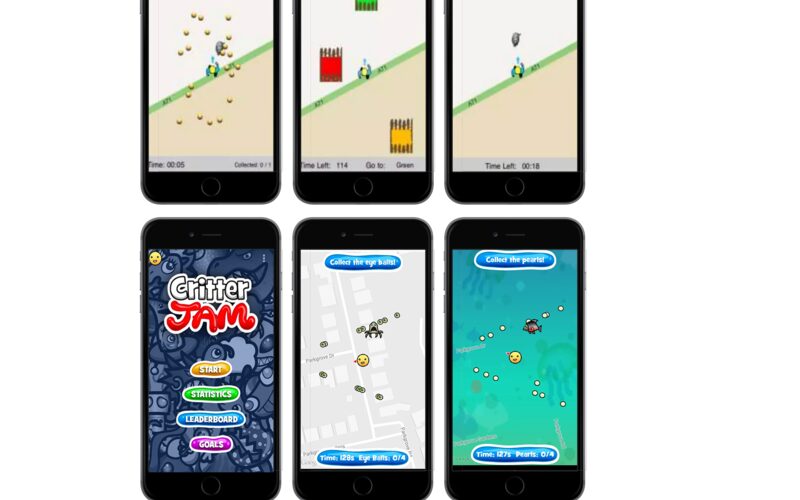 Critter Jam mobile exergame
